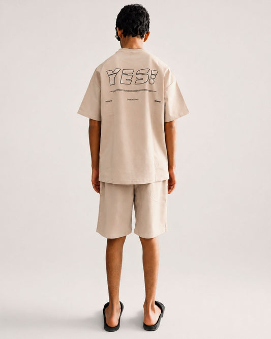 Boys Full Suit Beige | Premium