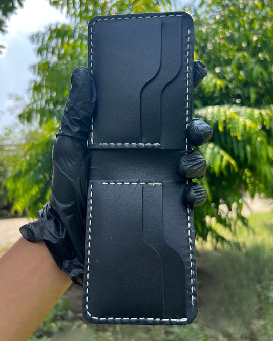 Premium Full Grain Leather Bifold Wallet | RFID Blocking