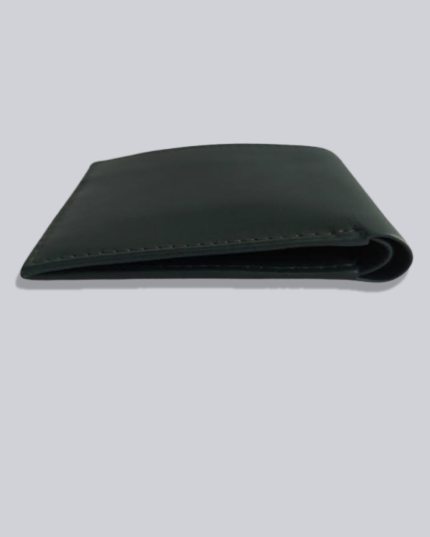 Men's 100% Genuine Leather Bifold Wallet – Premium Green