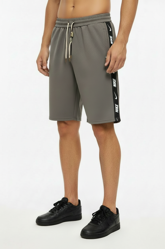 Grey Shorts No Socks