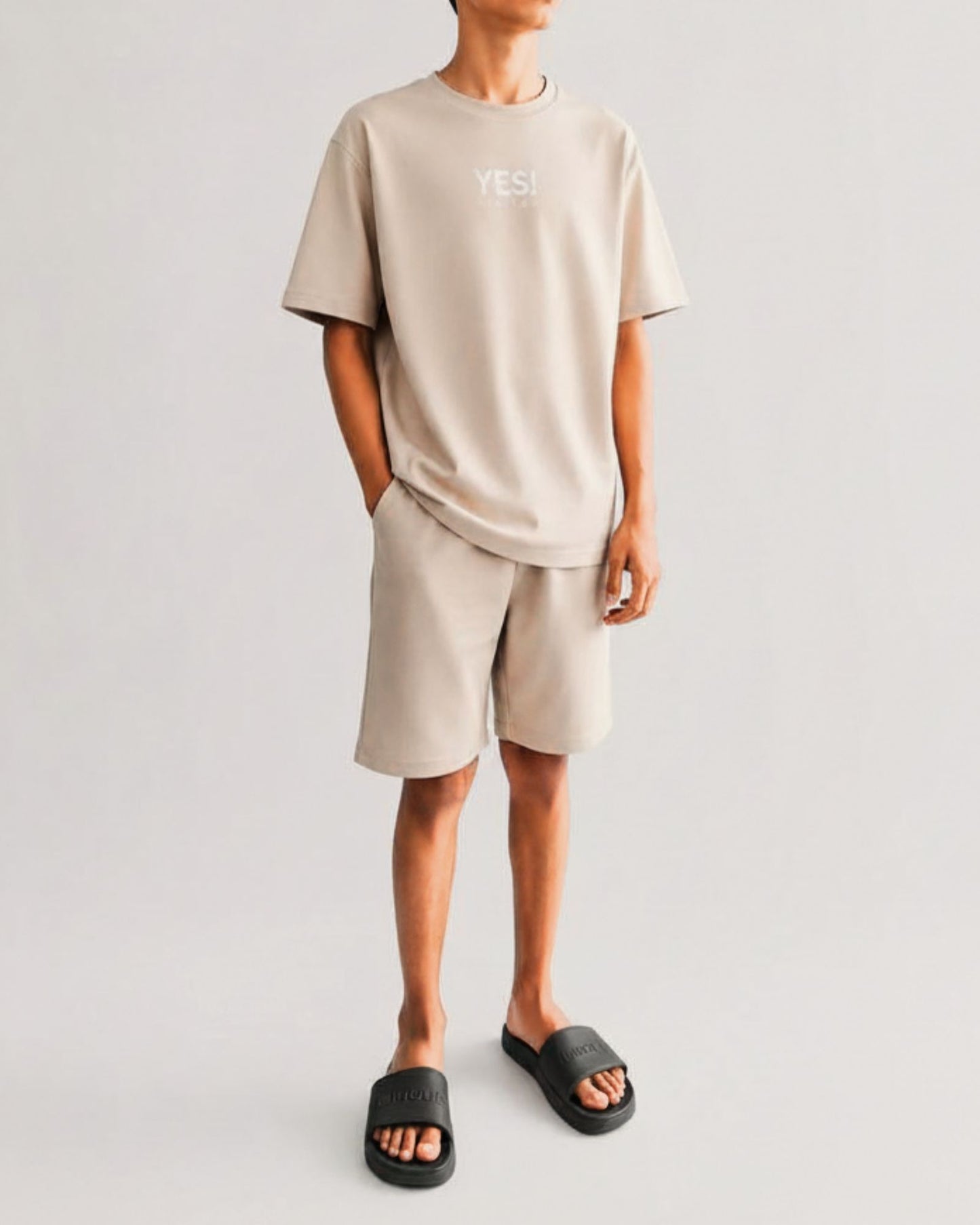 Boys Full Suit Beige | Premium
