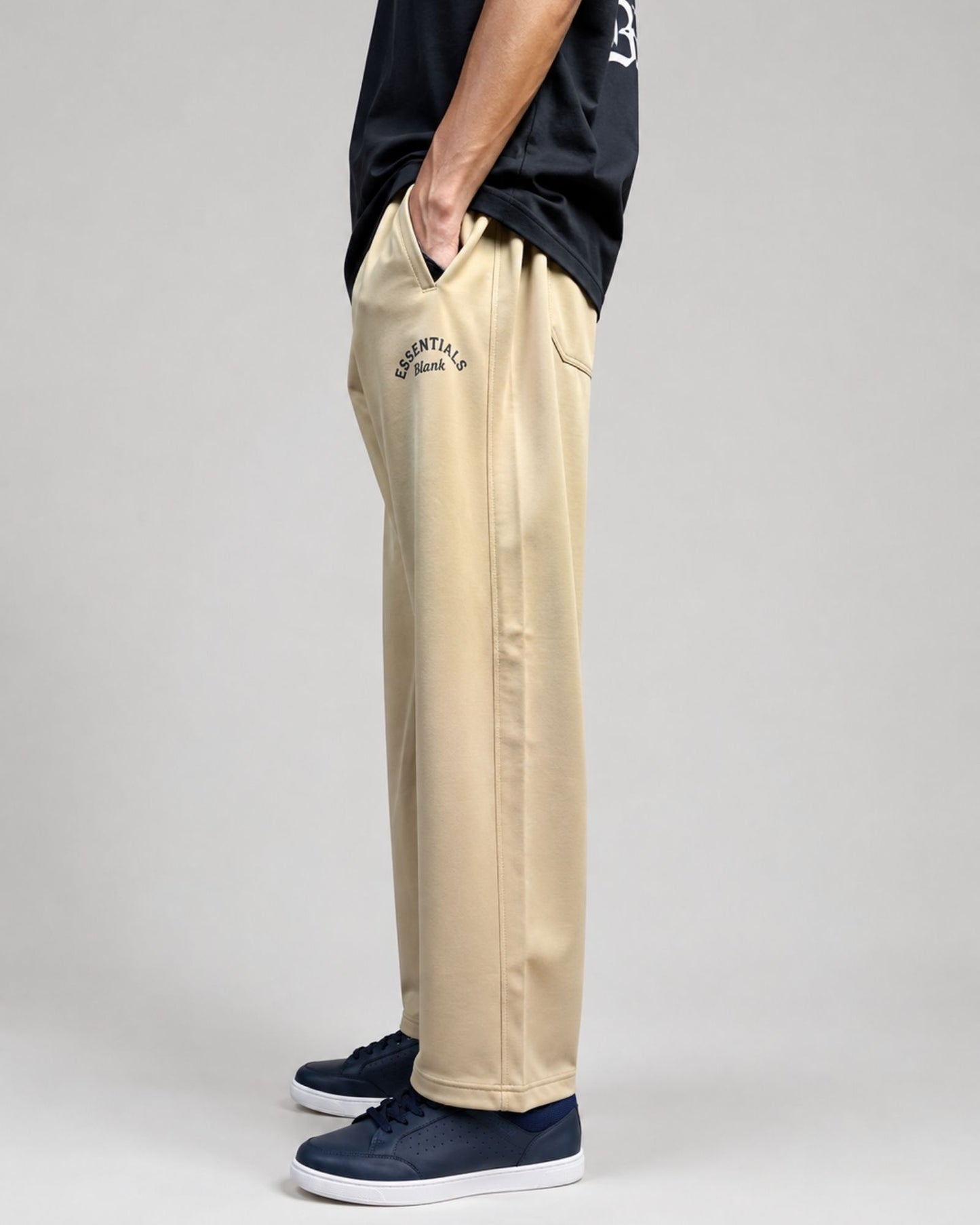 Boys Premium Relaxed Fit Beige Trouser