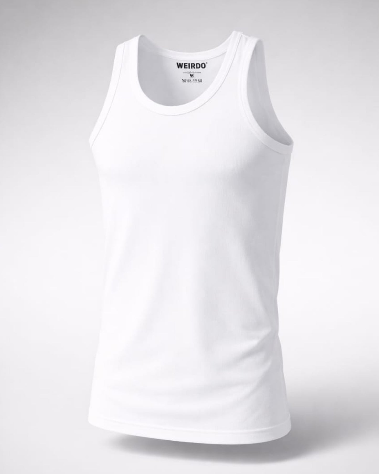 Men's White Half Sleeve Vest – Small (36/38) | Premium Cotton