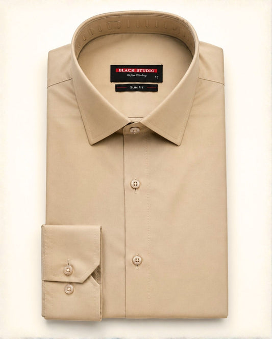 Formal Dress Shirt light Brownish | Premium