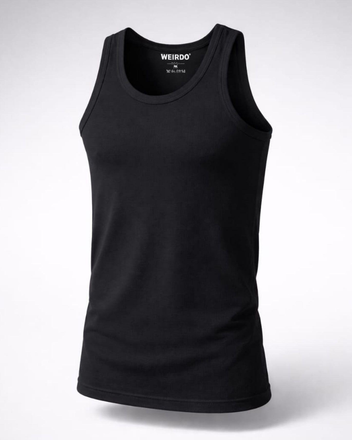 Men's Black Half Sleeve Vest | Premium Cotton