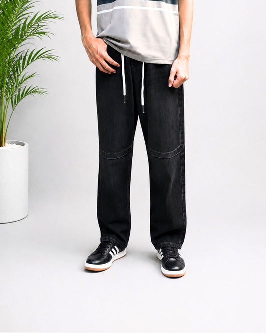 Black Baggy Pants for Men