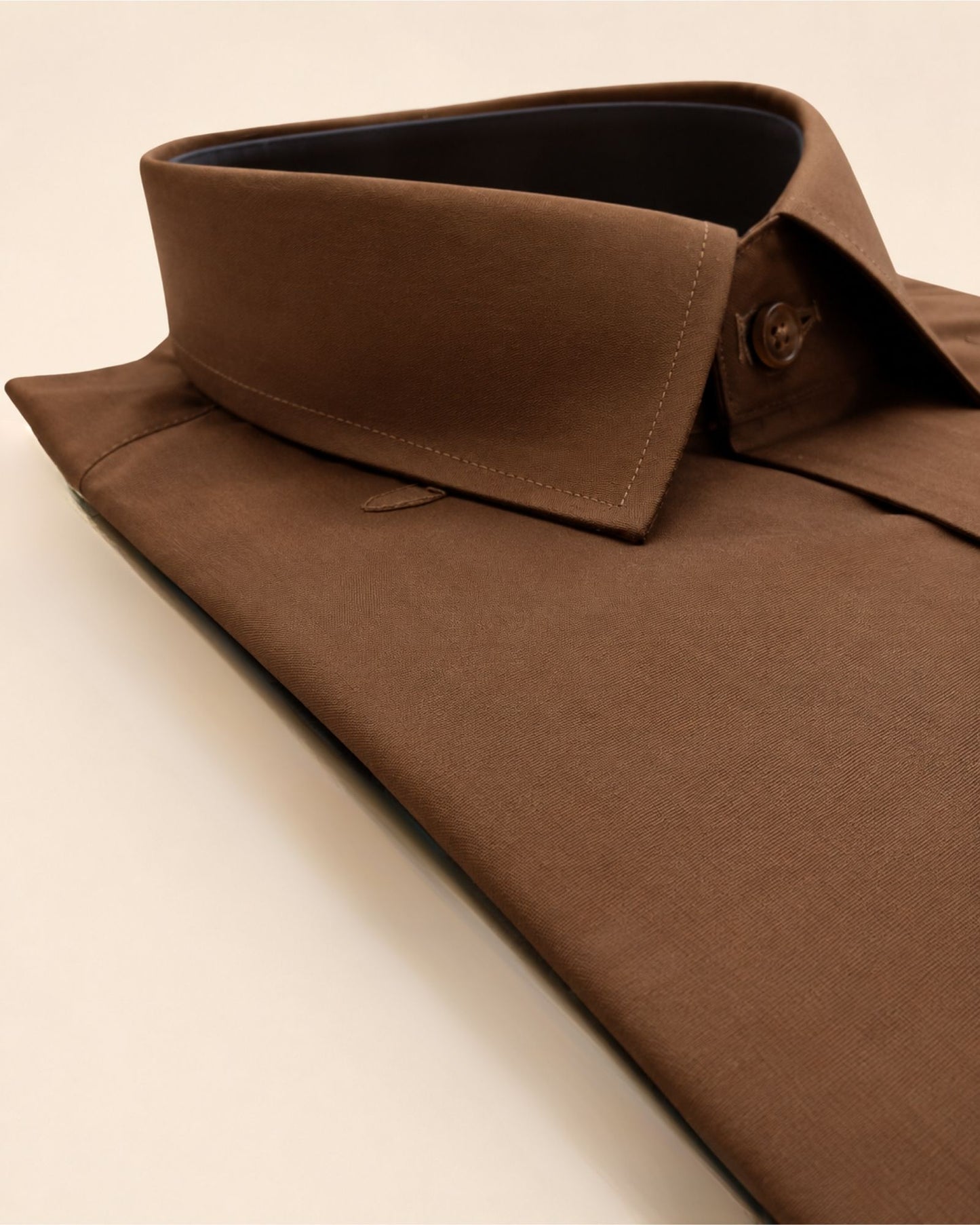 Formal Dress Shirt Brown | Premium