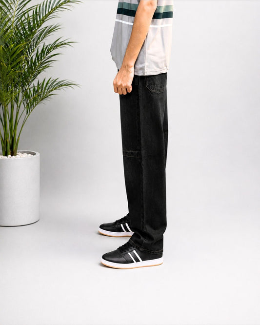 Black Baggy Pants for Men
