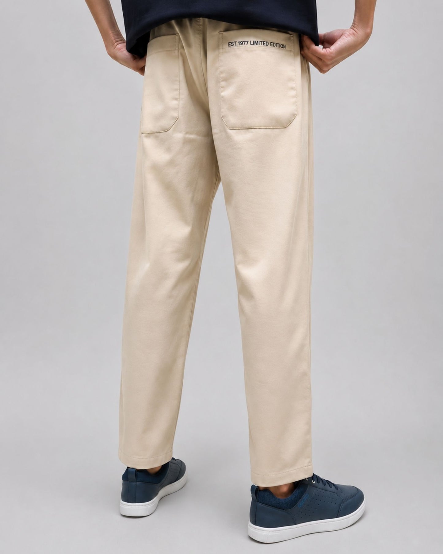 Boys Premium Relaxed Fit Beige Trouser