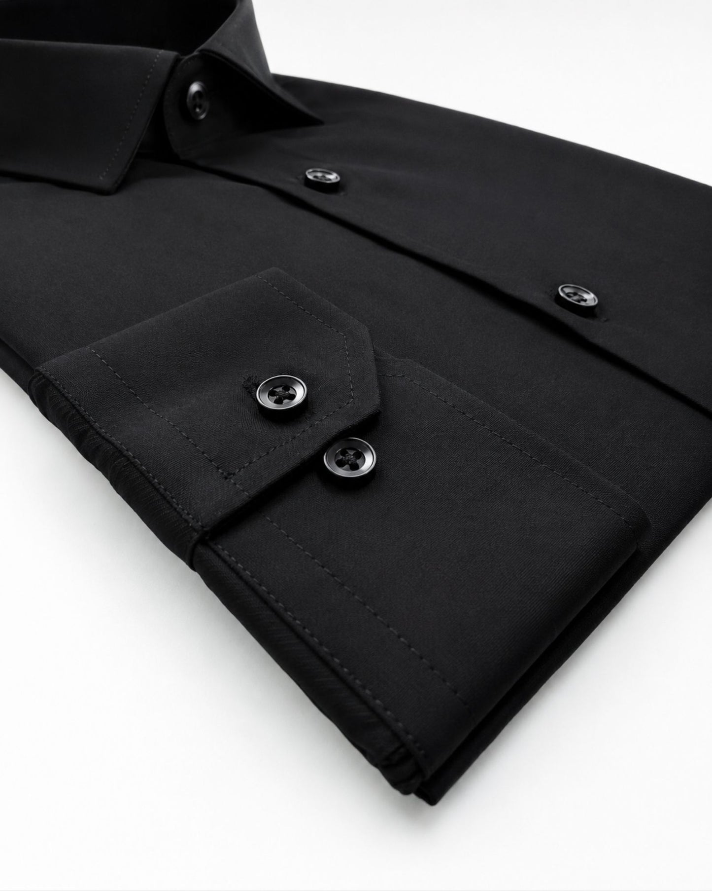 Formal Dress Shirt Black | Premium