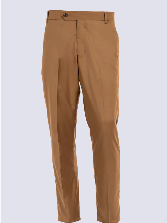 Men's Camel Brown Dress Pant – Al-Jannat